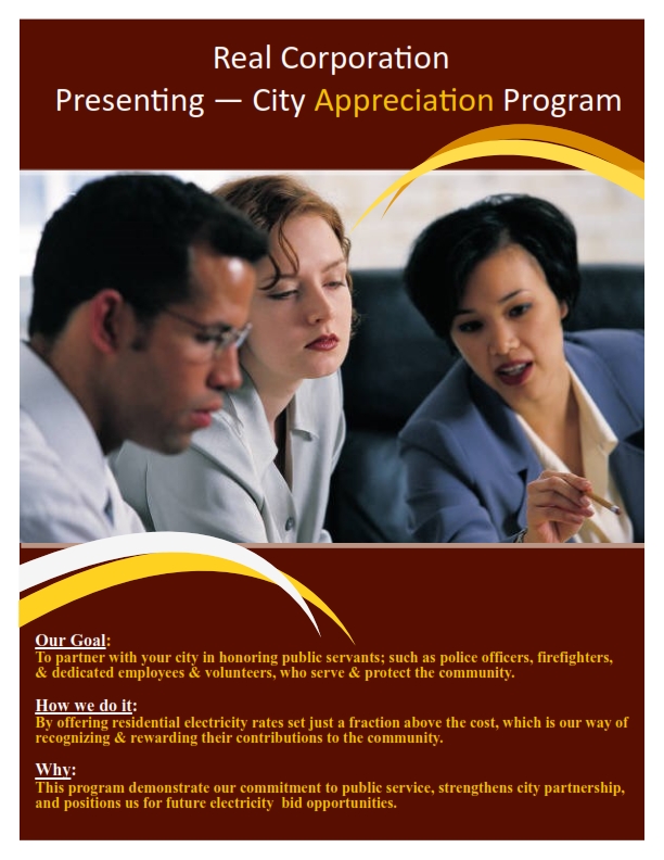 City Appreciation Program